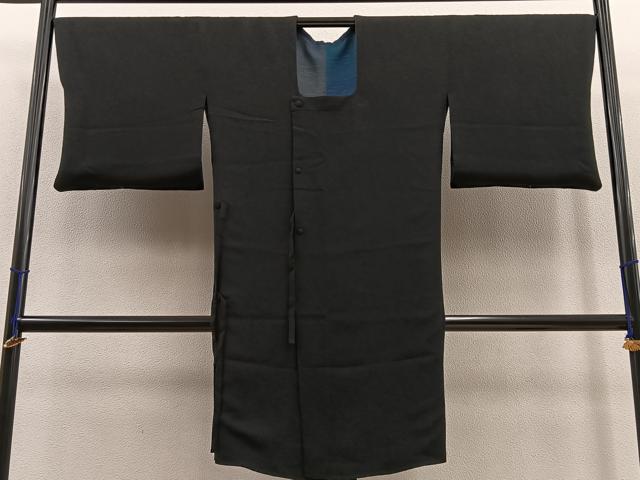 平和屋着物＃道行コート ロング丈 リバーシブル 霞文 暈し染め 正絹 逸品 BAAT8986gt