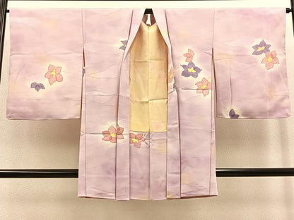 平和屋着物＃羽織　舞花文　暈し染め　正絹　逸品　未使用　BAAT8991gt