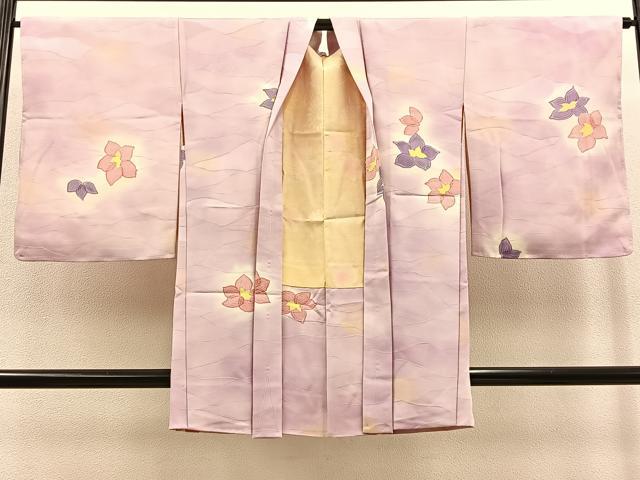平和屋着物＃羽織　舞花文　暈し染め　正絹　逸品　未使用　BAAT8991gt