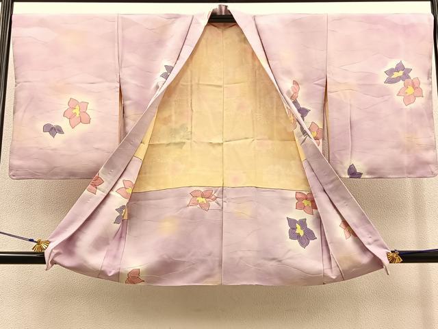 平和屋着物＃羽織　舞花文　暈し染め　正絹　逸品　未使用　BAAT8991gt