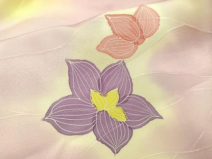 平和屋着物＃羽織　舞花文　暈し染め　正絹　逸品　未使用　BAAT8991gt
