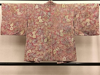 平和屋着物＃羽織 総絞り 葉尽くし 正絹 逸品 BAAT8995gt