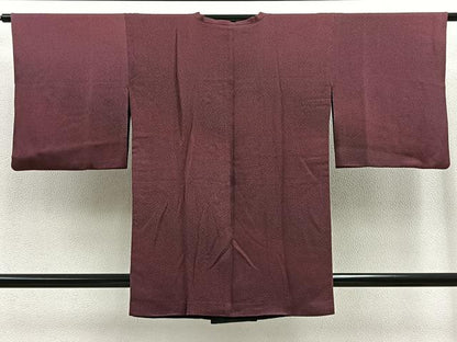 平和屋着物∞道行コート　ロング丈　リバーシブル　暈し染め　正絹　逸品　BAAT9000gt
