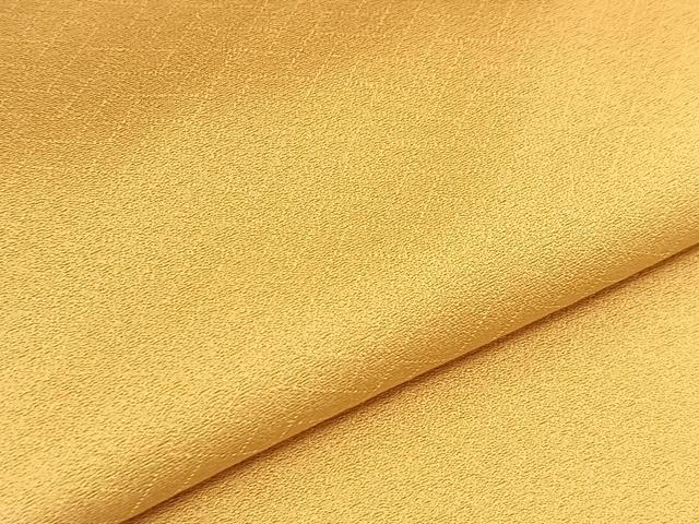 平和屋着物▽上質な色無地 単衣 檜垣地紋 飴色 正絹 逸品 BAAT9044yc