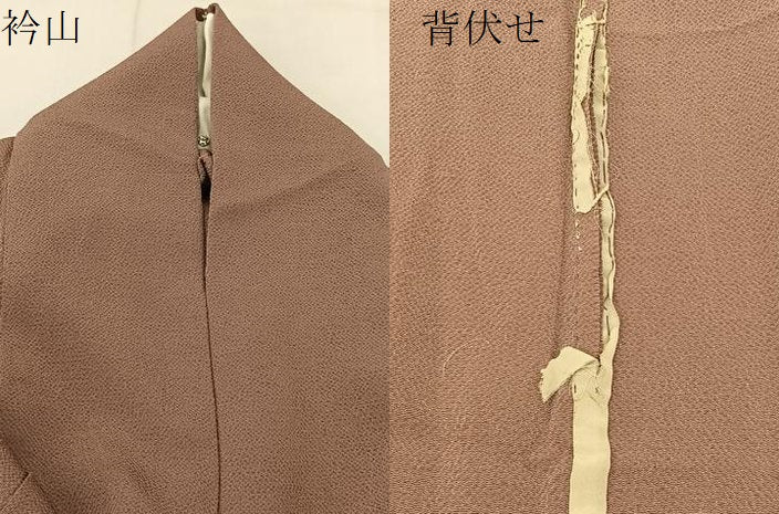 平和屋着物▽上質な色無地 単衣 鴇浅葱色 鬼しぼ縮緬 正絹 逸品 BAAT9056yc
