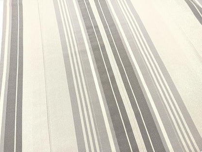 平和屋着物▽本塩沢 単衣 間道 正絹 逸品 BAAT9058yc