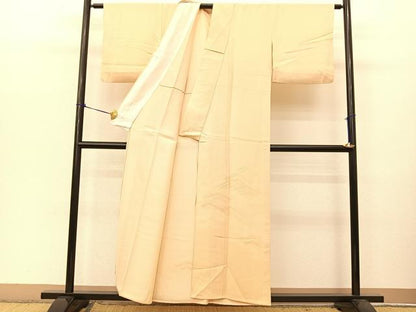 平和屋着物▽訪問着　単衣　入子菱青海波　正絹　逸品　BAAT9059yc