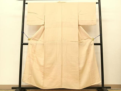 平和屋着物▽訪問着　単衣　入子菱青海波　正絹　逸品　BAAT9059yc