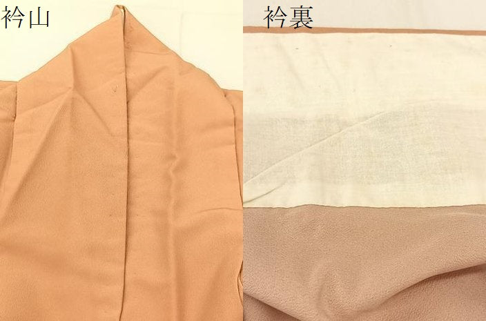 平和屋着物▽訪問着　単衣　御所解松竹梅風景文　金彩　洗える着物　BAAT9117yc