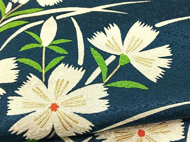 平和屋着物▽訪問着 単衣 撫子 金彩 洗える着物 BAAT9127yc