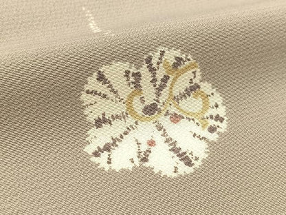 平和屋着物▽小紋 単衣 梅唐草文 洗える着物 BAAT9137yc