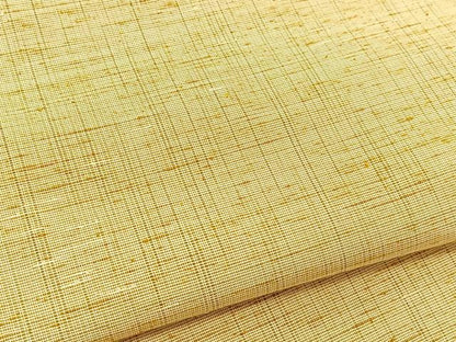 平和屋着物▽上質な紬 単衣 霞文 正絹 逸品 BAAT9146yc