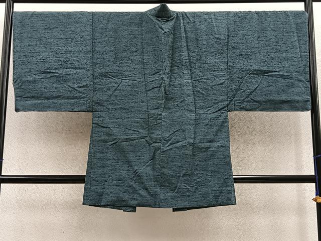 平和屋着物∞男性 長羽織 霞文 正絹 逸品 未使用 BAAT9268gt