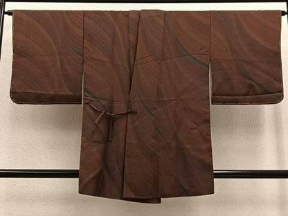 平和屋着物∞道中着　流線文　暈し染め　正絹　逸品　未使用　BAAT9275gt
