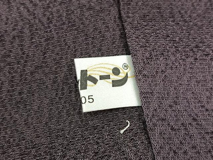 平和屋着物＃道行コート　ロング丈　パッチワーク　鈴に短冊　正絹　逸品　未使用　BAAT9276gt
