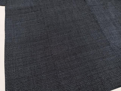 平和屋着物＃本場結城紬 重要無形文化財 道中着 ロング丈 100亀甲 総詰め 正絹 逸品 BAAT9277gt