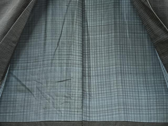 平和屋着物∞男性　羽織　本場大島紬　100亀甲　総詰め　正絹　逸品　未使用　BAAT9279gt