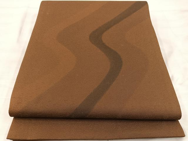 平和屋着物◎太鼓柄袋帯 流水文 正絹 逸品 BAAT9341mz