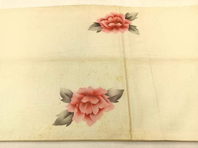 平和屋着物◎太鼓柄袋帯　花鳥文　金彩　正絹　逸品　BAAT9938hj