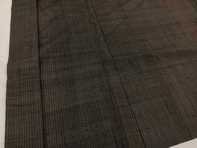 平和屋着物∞男性　長羽織　紬　縞　正絹　逸品　BAAU0027gt