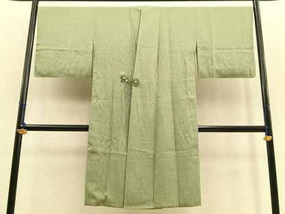 平和屋着物＃道中着　ロング丈　墨流し文様　正絹　逸品　未使用　BAAU0030gt