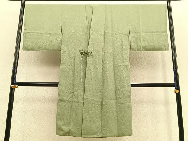 平和屋着物＃道中着　ロング丈　墨流し文様　正絹　逸品　未使用　BAAU0030gt