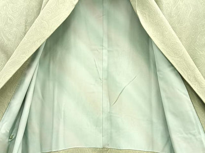 平和屋着物＃道中着　ロング丈　墨流し文様　正絹　逸品　未使用　BAAU0030gt