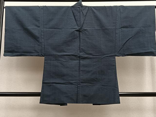 平和屋着物∞男性 羽織 本場大島紬 80亀甲 総詰め 正絹 逸品 BAAU0035gt
