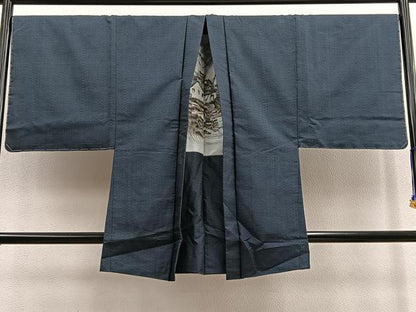 平和屋着物∞男性 羽織 本場大島紬 100亀甲 総詰め 正絹 逸品 未使用 BAAU0050gt