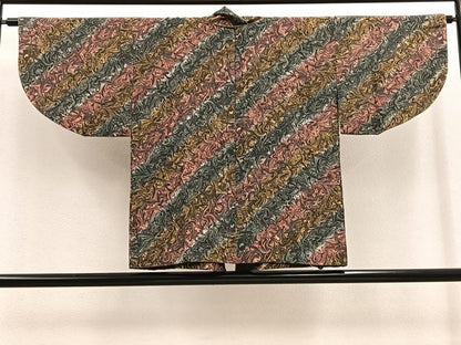 平和屋着物∞道中着 墨流し文様 正絹 逸品 BAAU0056gt