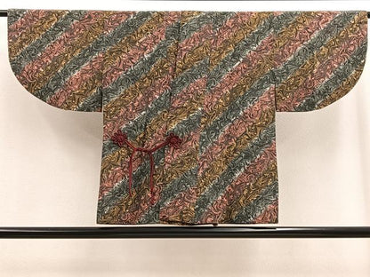 平和屋着物∞道中着 墨流し文様 正絹 逸品 BAAU0056gt