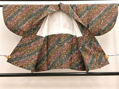 平和屋着物∞道中着 墨流し文様 正絹 逸品 BAAU0056gt