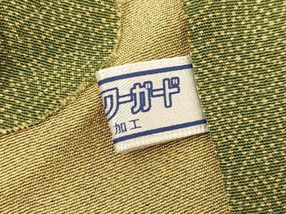 平和屋着物＃道中着　単衣　ロング丈　江戸小紋　寄せ小紋柄　正絹　逸品　未使用　BAAU0063gt