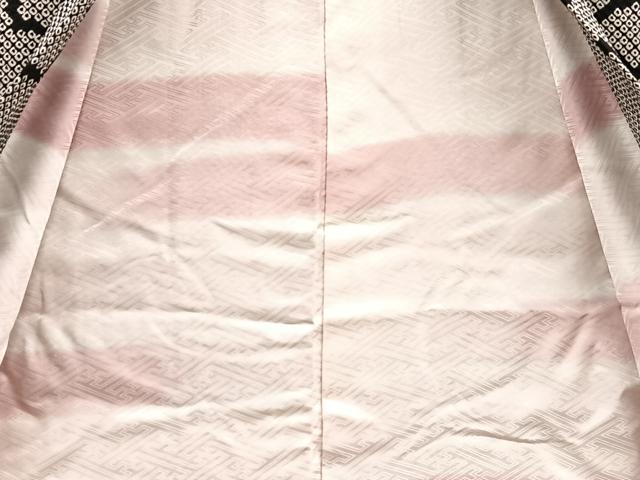 平和屋着物＃羽織 総絞り 雲重ね文 黒地 正絹 逸品 BAAU0064gt