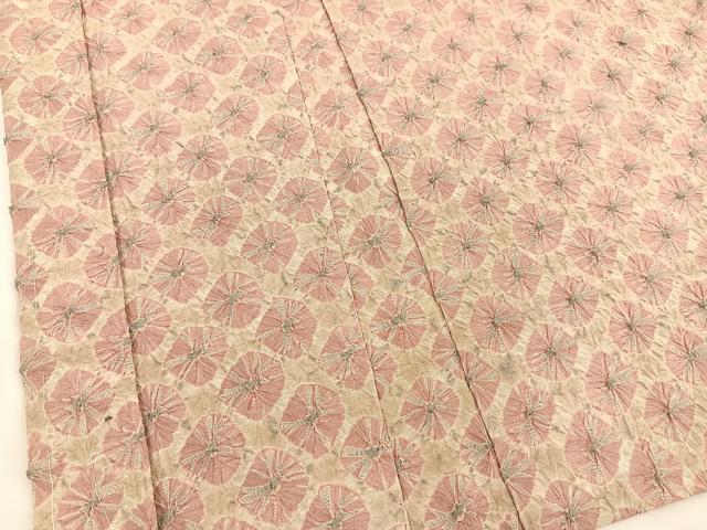 平和屋着物＃羽織　紬地　総絞り　正絹　逸品　未使用　BAAU0112gt