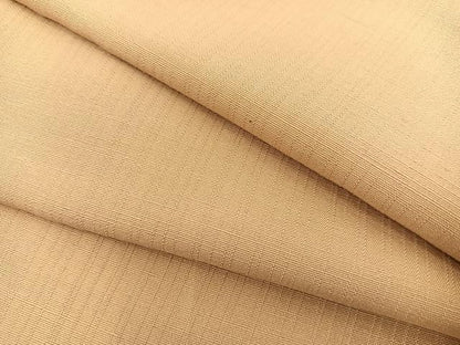 平和屋着物●上質な紬　飴色　正絹　逸品　BAAU0160gt