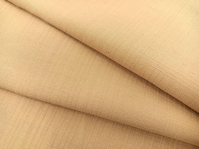 平和屋着物●上質な紬　飴色　正絹　逸品　BAAU0160gt