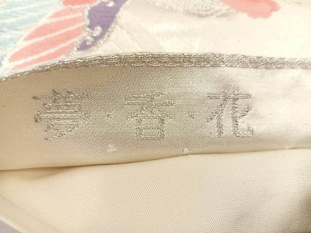 平和屋着物◎六通柄袋帯　唐織　夢香花　金銀糸　正絹　逸品　BAAU0676mz