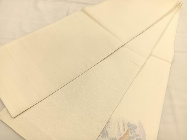 平和屋着物◎太鼓柄袋帯 綴れ 渡橋風景文 金銀糸 正絹 逸品 BAAU0891hv