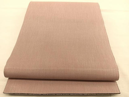 平和屋着物◎両面 全通柄袋帯 横段文 金糸 正絹 逸品 BAAU0925hv