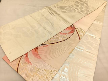 平和屋着物◎両面 六通柄袋帯 鳳凰 正絹 逸品 BAAU1109hv
