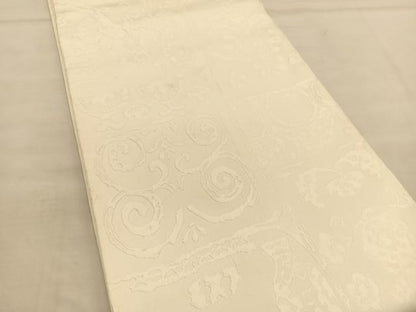 平和屋着物◎六通柄袋帯 唐織 抽象文様 正絹 逸品 BAAU1123hv