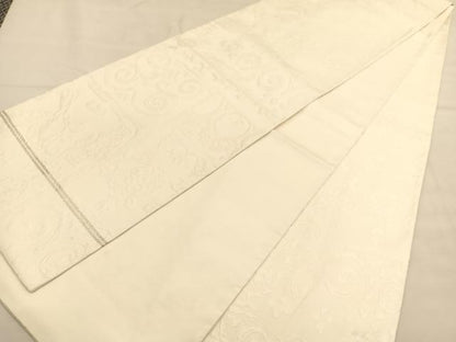 平和屋着物◎六通柄袋帯 唐織 抽象文様 正絹 逸品 BAAU1123hv