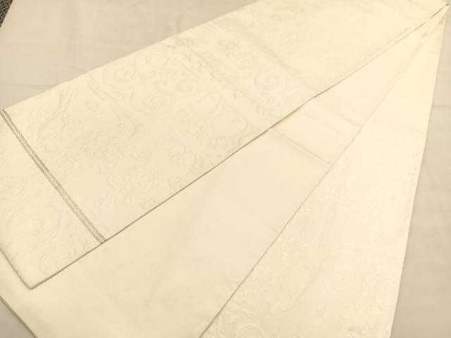 平和屋着物◎六通柄袋帯 唐織 抽象文様 正絹 逸品 BAAU1123hv