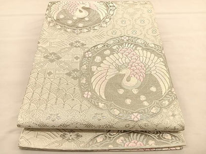 平和屋着物◎六通柄袋帯　唐織　正倉院古代裂　プラチナ二重箔　正絹　逸品　BAAU1584hv