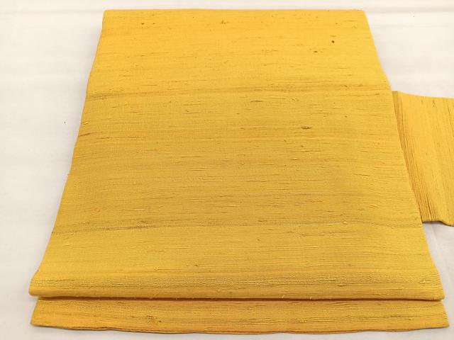 平和屋着物●九寸名古屋帯 紬地 霞文 正絹 逸品 BAAU1857hv