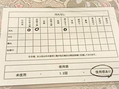 平和屋着物◎六通柄袋帯　唐織　更紗花文　銀糸　正絹　逸品　BAAU2005yc