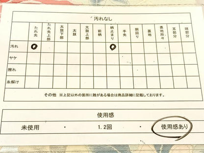 平和屋着物◎六通柄袋帯 唐織 草花文 金銀糸 正絹 逸品 BAAU2009yc