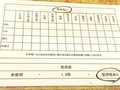 平和屋着物◎六通柄袋帯 風景花文 金彩 正絹 逸品 BAAU2023yc