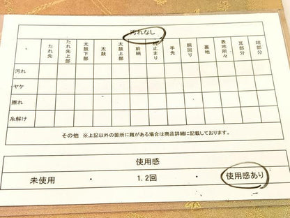 平和屋着物◎六通柄袋帯　陶漆箔　蝶の戯れ　貴宝　引箔　正絹　逸品　BAAU2183yc